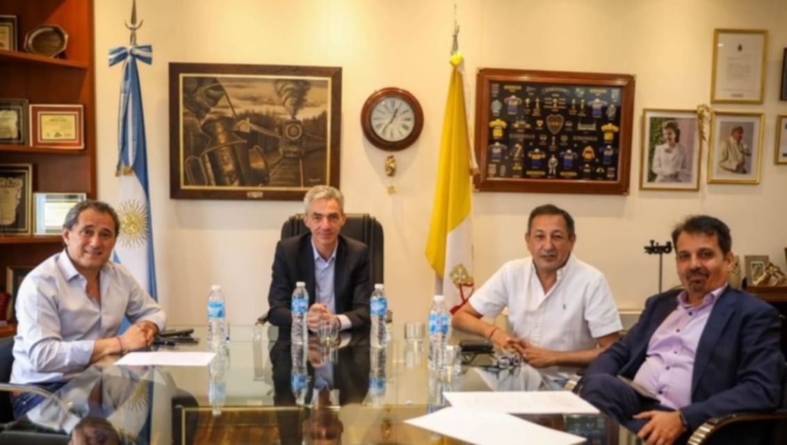 Meoni se reunió con sindicatos Ferroviarios