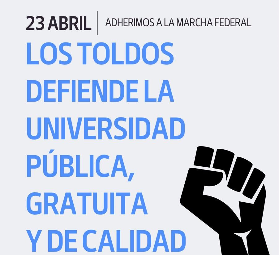 movilización en plaza rivadavia por universidad