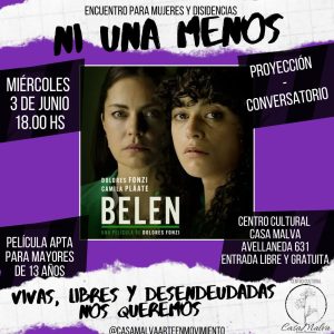 ni una menos en casa malva